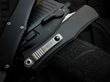 Microtech Hera II Mini Recurve Black Aluminum Body w/ M390MK Apocalyptic Plain Edge Blade (2.875") 1705M-10AP