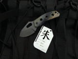 RARE PRE-OWNED Homer Zhu Custom T-Rex Folder Camo G10 Body w/ VG10 Stonewashed Plain Edge Blade (2.5") #151