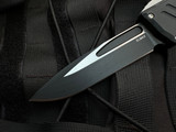 CONSIGNMENT Guardian Tactical Recon-040 S/E Black Aluminum Body w/ Elmax Two Tone Plain Edge Blade (3.75") 113211