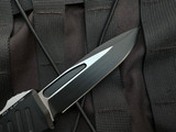 CONSIGNMENT Guardian Tactical Recon-040 S/E Black Aluminum Body w/ Elmax Two Tone Plain Edge Blade (3.75") 113211