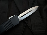 CONSIGNMENT Microtech Troodon D/E Black Aluminum Body w/ M390 Satin Plain Edge Blade (3") 138-4 S/N 010