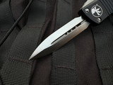 CONSIGNMENT Microtech Troodon D/E Black Aluminum Body w/ M390 Satin Plain Edge Blade (3") 138-4 S/N 010