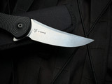 Civivi Synergy3 Black G10 Body w/ Nitro-V Stonewashed Trailing Point Plain Edge Blade (3.3")
