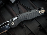 Microtech MSI RAM-LOK Folder Black Tri-Grip Polymer Body w/ Black Partially Serrated Blade (3.75") 210T-2PMBK