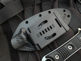 CONSIGNMENT Microtech SBD Fixed Blade Black G10 Handle w/ M390 Stonewashed Full Serrated Blade (4.4") 201-12