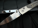 PRE-OWNED William Henry Lancet B10 "Daily" Lightning Strike Carbon Fiber Inlaid Titanium Body w/ ZDP-189 Core Stainless Blade (2.75") 2110-0225