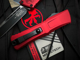 Microtech Combat Troodon S/E Red Aluminum Body w/ M390MK Black Plain Edge Blade (3.8") 1143-1RD