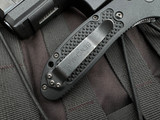 PRE-OWNED Benchmade Griptilian Axis Lock Folder Black Grivory Body w/ S30V Stonewashed Plain Edge Blade (3.45") 551-S30V