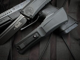 Microtech Combat Troodon T/E Black Tactical Aluminum Body w/ M390MK Black Plain Edge Blade (3.8") 1144-1T