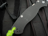 PRE-OWNED Spyderco Paramilitary 2 Folder Black Carbon Fiber Body w/ CPM-M4 Satin Plain Edge Blade (3.5") C81CFM42