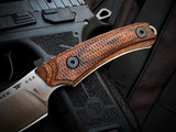 Buck 662 Alpha Scout Fixed Blade Walnut Dymalux Handles w/ S35VN Satin Drop Point Blade (2.875") 0662WAS-B