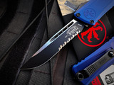 Microtech Combat Troodon S/E Navy Blue Aluminum Body w/ M390MK Black Partially Serrated Blade (3.8") 1143-2NA