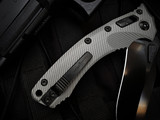 Microtech Amphibian S/E RAM-LOK Folder Natural Clear Anodized Aluminum Body w/ M390MK DLC Plain Edge Blade (3.9") 137RL-1DLCTFLNCS