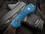Bradford Knives Guardian3.2 Fixed Blade 3D Microtextured Black and Blue G10 Scales w/ M390 Stonewashed Sabre Grind Blade (3.5") 3.2S-113-M390