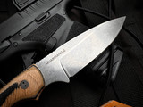Bradford Knives Guardian3.2 Fixed Blade 3D G-Wood G10 Scales w/ M390 Stonewashed Sabre Grind Blade (3.5") 3.2S-115-M390