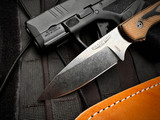 Bradford Knives Guardian3.2 Fixed Blade 3D G-Wood G10 Scales w/ M390 Stonewashed Sabre Grind Blade (3.5") 3.2S-115-M390