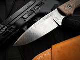 Bradford Knives Guardian3.2 Fixed Blade 3D Natural Micarta Scales w/ M390 Stonewashed Sabre Grind Blade (3.5") 3.2S-104-M390