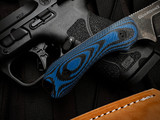 Bradford Knives Guardian3.2 Fixed Blade 3D Microtextured Black and Blue G-10 Scales w/ M390 Nimbus Finish Nimbus Grind Blade (3.5") 3.2S-113N-M390