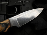 Bradford Knives Guardian4.2 Fixed Blade 3D G-Wood G10 Scales w/ CPM-Magnacut Stonewashed Sabre Grind Blade (4.825") 4.2S-115-MC