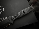Toor Knives Specter Socom Black Fixed Blade Black G10 Handles w/ CPM-M4 Black Plain Edge Blade (4.75")