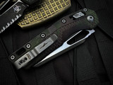 Microtech MSI Ram-LOK Folder Outbreak Edition Polymer Body w/ M390MK Full Serrated Blade (3.75") 210T-3PMOBS