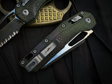 Microtech MSI Ram-LOK Folder Outbreak Edition Polymer Body w/ M390MK Partially Serrated Blade (3.75") 210T-2PMOBS