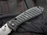 PRE-OWNED Benchmade Mini Presidio II AXIS Lock Folder Black Molded CF Elite Body w/ CPM-S30V Plain Edge Blade (3.2") 575-1