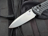 PRE-OWNED Benchmade Mini Presidio II AXIS Lock Folder Black Molded CF Elite Body w/ CPM-S30V Plain Edge Blade (3.2") 575-1