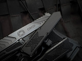 Guardian Tactical GTX-025 OTF Knife Black Aluminum Body w/ Elmax Black Drop Point Plain Edge Blade (2.75") 12-3111