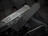 Guardian Tactical GTX-025 OTF Knife Black Aluminum Body w/ Elmax Black Tanto Plain Edge Blade (2.75") 12-3121