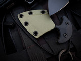 Toor Knives Vasive Push Dagger Fixed Blade Bomber Black G10 Handle w/ CPM 154 Plain Edge Blade (2")