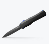 Benchmade Autocrat OTF Black G10 Body w/ CPM-S30V DLC Black Plain Edge Blade (3.71") 3400BK