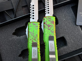 PRE-OWNED Microtech UTX-85 Set Zombietech HellHound/Warhound Combo 719-10SETZTS