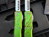 PRE-OWNED Microtech UTX-85 Set Zombietech HellHound/Warhound Combo 719-10SETZTS