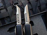 PRE-OWNED Microtech UTX-85 Set Molon Labe HellHound/Warhound Combo 719-10SETMLS