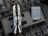 PRE-OWNED Microtech UTX-85 Set Molon Labe HellHound/Warhound Combo 719-10SETMLS