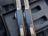PRE-OWNED Microtech DeadMan’s Hand Ultratech Warhound and Hellhound Set 119-13SETDMS