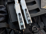 PRE-OWNED Microtech Ultratech Sand Trooper Hellhound/Warhound Matching Set (3.4") 119-1SETSADS