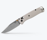 Benchmade Bugout Axis Lock Folder Tan Grivory Body w/ CPM-S30V Satin Plain Edge Blade (3.235") 535-12