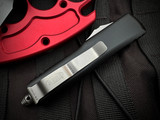 Microtech UTX-85 S/E Black Aluminum Body w/ Satin Plain Edge Blade (3.1") 231-4