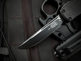 Microtech Ultratech S/E Gen III ZBP Tactical Black Aluminum Body w/ M390MK Black Plain Edge Blade (3.44") 1121-1T