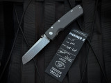 Tactile Knife Co Mariner II Terzuola Folder Tumbled Titanium Body w/ Magnacut Tumbled Plain Edge Blade (3") 20-MAR-MCTU-TT01