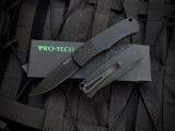 Pro-Tech Magic BR-1 Whiskers Auto Folder Black Aluminum Body w/ 154-CM DLC Blade (3.125”) BR-1.7