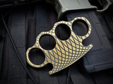NTL Full Knuckles Brass Spiral Engraved