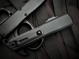 Microtech Ultratech T/E Gen III ZBP Tactical Black Aluminum Body w/ M390MK Black Plain Edge Blade (3.44") 1123-1T