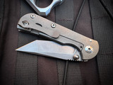 NO BOX Toor Knives Chasm Stone Titanium Folder w/ Stonewashed 154CM Tanto Blade (3.25”)