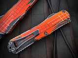 Heretic Knives Manticore E D/E Cel Shade Orange Aluminum Body w/ Magnacut Cel Shade Orange Plain Edge Blade (3.2") H028F-CS-OR
