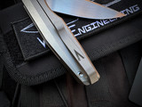 Vero Engineering Lux 3.3 Folder Titanium Body w/ M390 Hand Rubbed Satin Plain Edge Blade (3.25")
