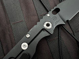 PRE-OWNED Strider SnG Folder Black Body w/ Magnacut Black Plain Edge Blade