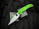 Spyderco Native Chief Folder Salt Series Green FRN Body w/ LC200N Satin Plain Edge Blade (4") C244PGR